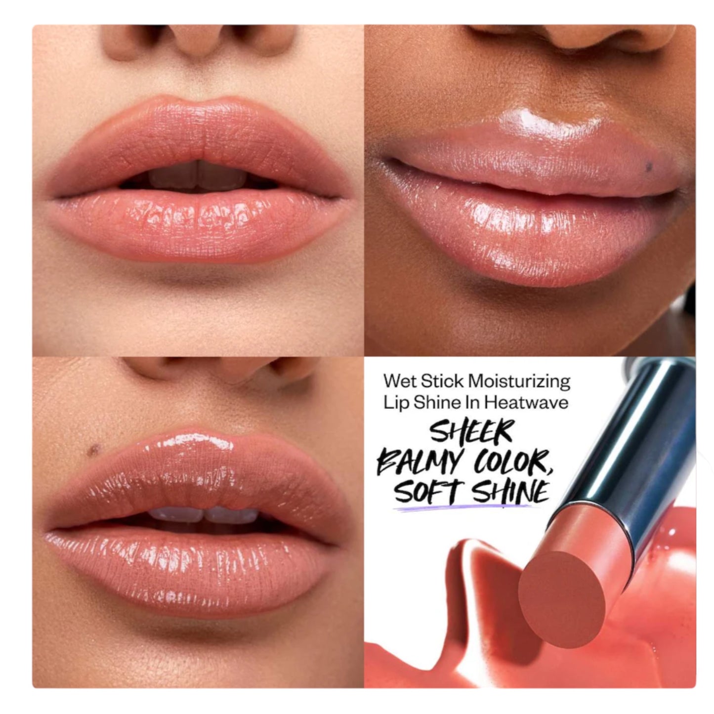 The Wet Set Undressed: Nude Sheer Lipstick + Lip Oil Set-PREVENTA