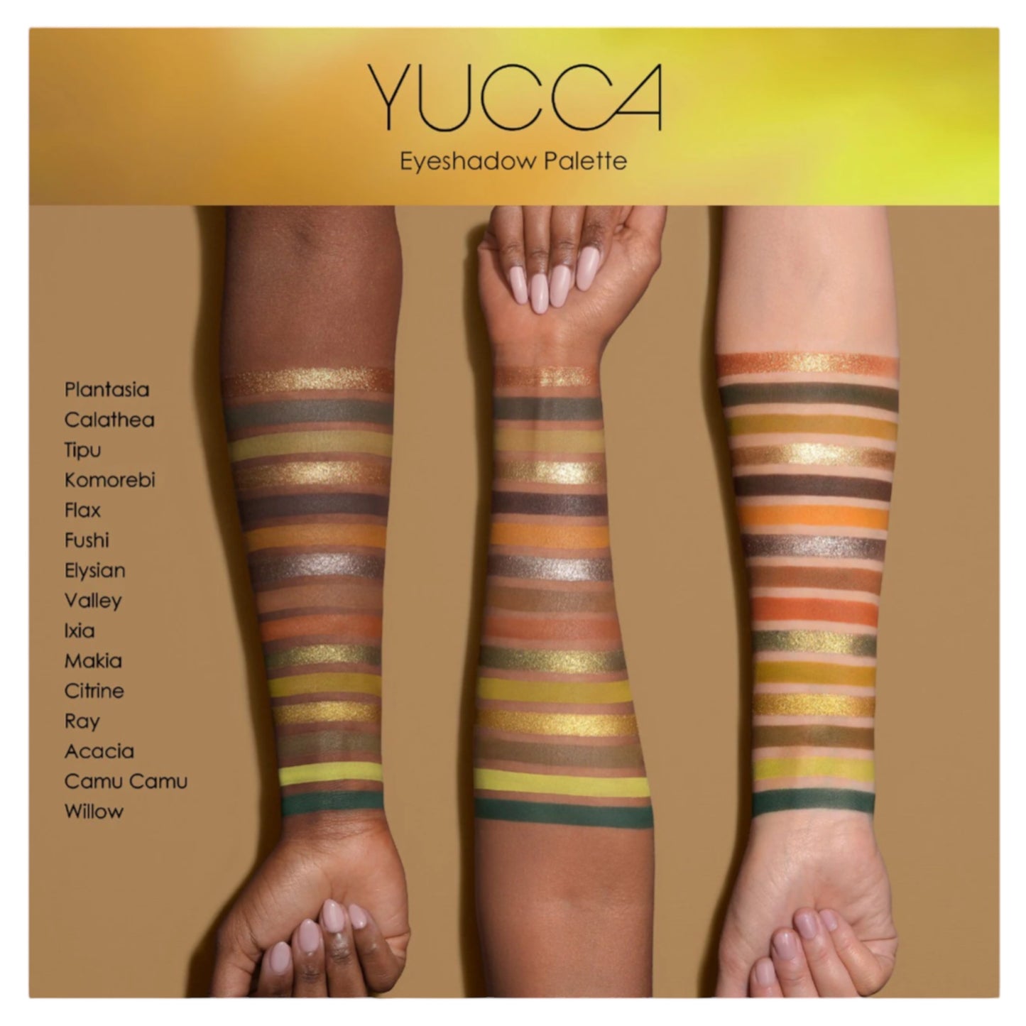 Yucca Eyeshadow Paleta de sombras -PREVENTA