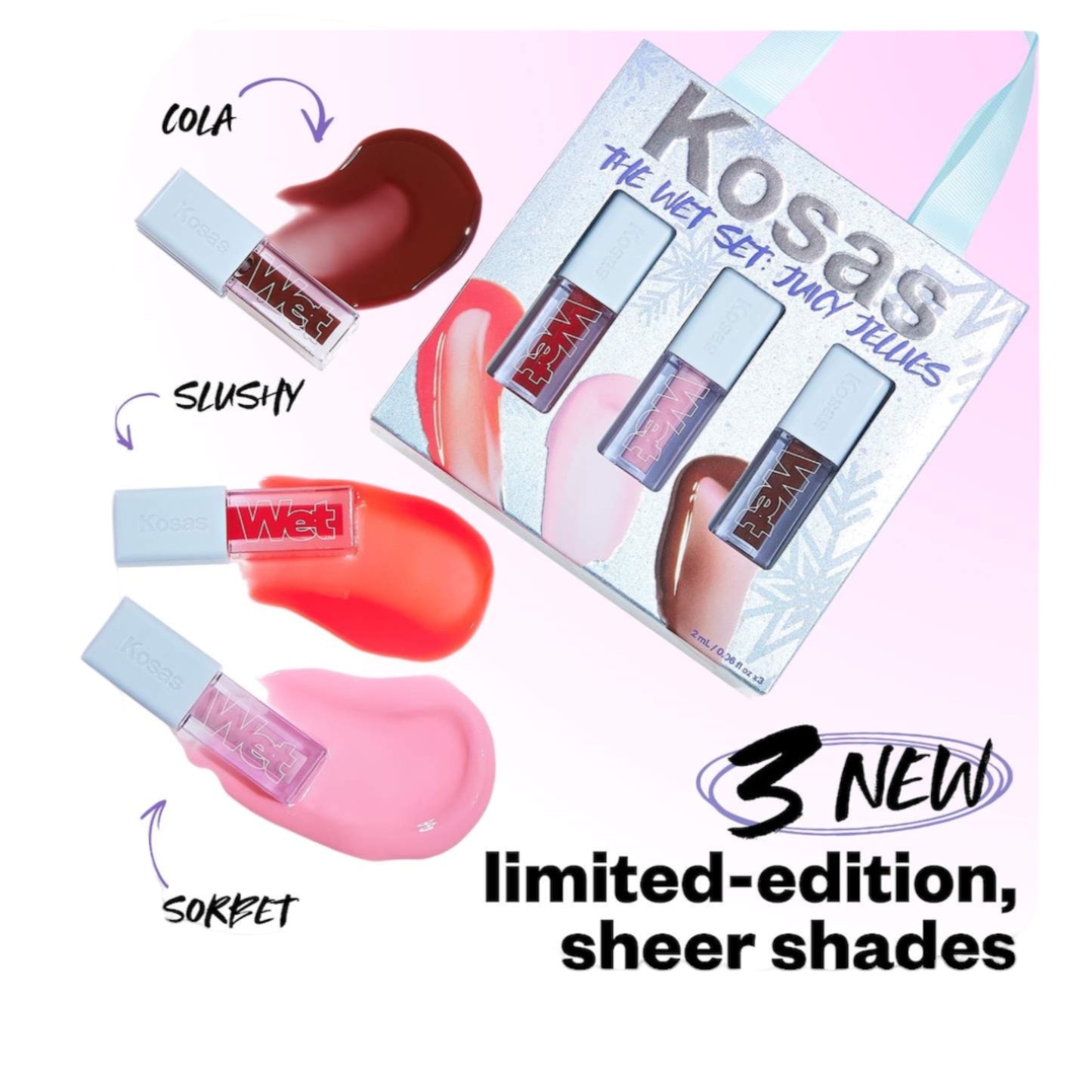 PREORDEN The Wet Set: Juicy Jellies Sheer Lip Oils