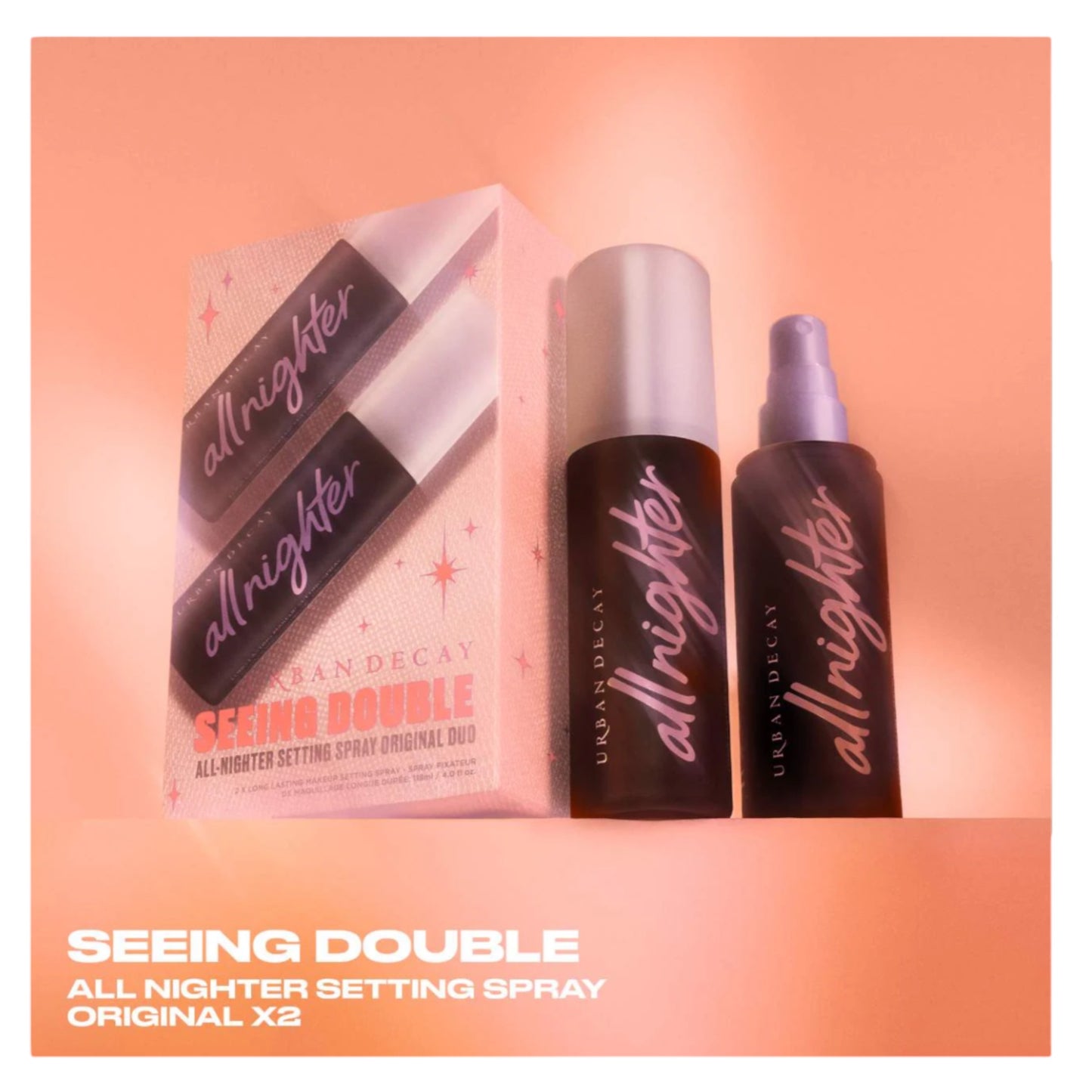 PREORDEN Seeing Double All Nighter Waterproof Setting Spray - Holiday Makeup Set