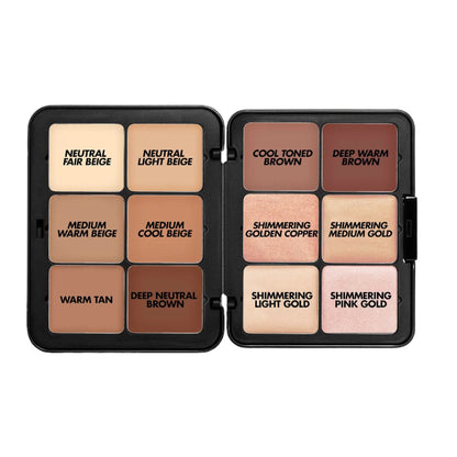 PREORDEN HD Skin Cream Contour and Highlight Sculpting Palette