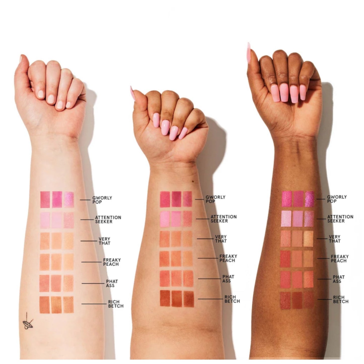 PREORDEN CHEEK CLAPPER 3D BLUSH TRIO PALETA